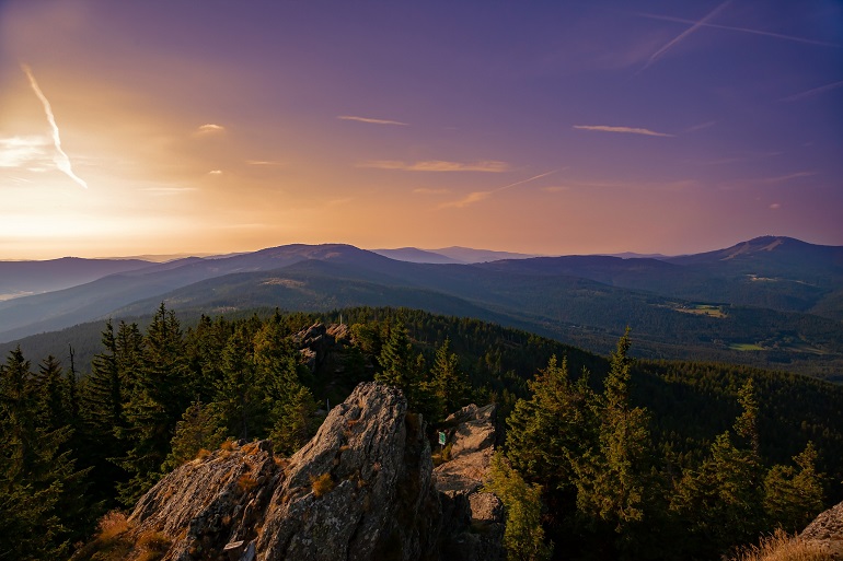 View from the Grosser Arber, Waterfall in the Bavarian Forest National Park (© Martinlisner | Dreamstime.com) View from the Grosser Arber, Bavarian Forest National Park (© Martinlisner | Dreamstime.com)