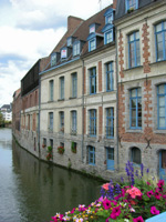 Scarpe River & traditional houses, Douai
