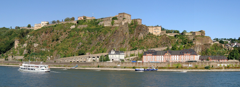 Deutsches Ecke & Festung Ehrenbreitstein, Koblenz (photo by Holger Weinandt - Creative Commons Licence)