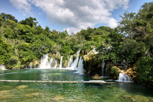 Skradin Falls, Krka National Park (© Eupedia.com)