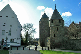Medieval fortifications of Maastricht (&copy; Eupedia.com)