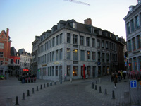 Streets near the Grand Place, Mons