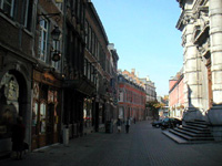 Rue du Coll�ge et Eglise St Loup, Namur