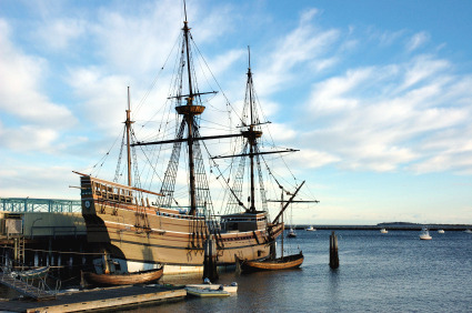 Mayflower at Plymouth Harbour (&copy; Richard Anderson | iStockphoto.com)