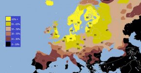 Percentage of blonde hair in Europe.jpg