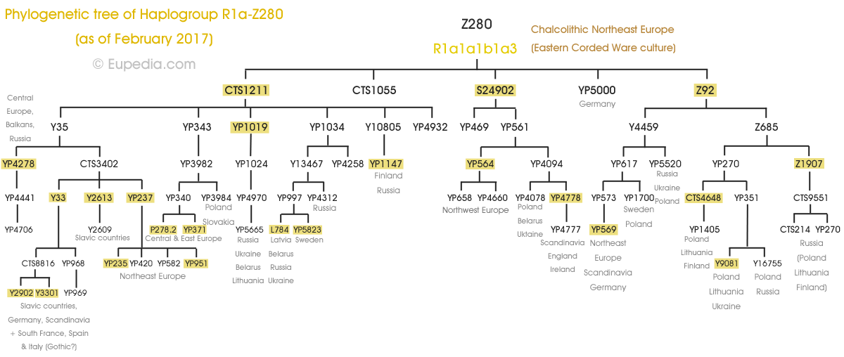 Haplogroup R1a Y Dna Eupedia