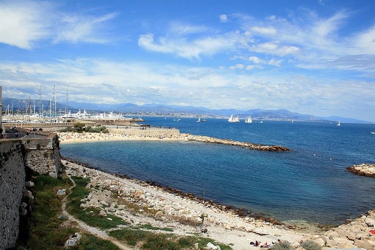 Plage de la Gravette, Antibes