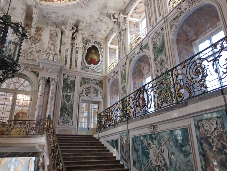 The Grand Staircase, Augustusburg Palace (© Eupedia.com)