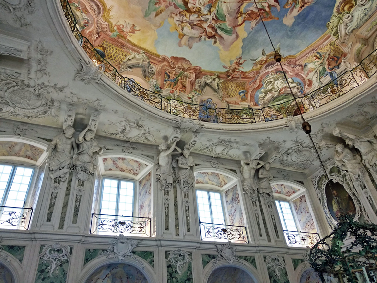 Ceiling of the Grand Staircase, Augustusburg Palace (© Eupedia.com)