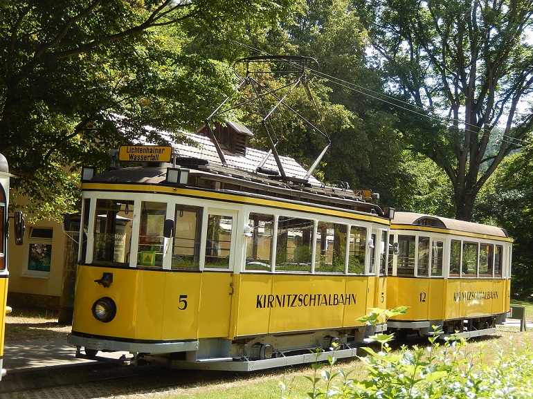 Kirnitzschtalbahn, Bad Schandau (photo by Bybbisch94, Christian Gebhardt - CC BY-SA 4.0)
