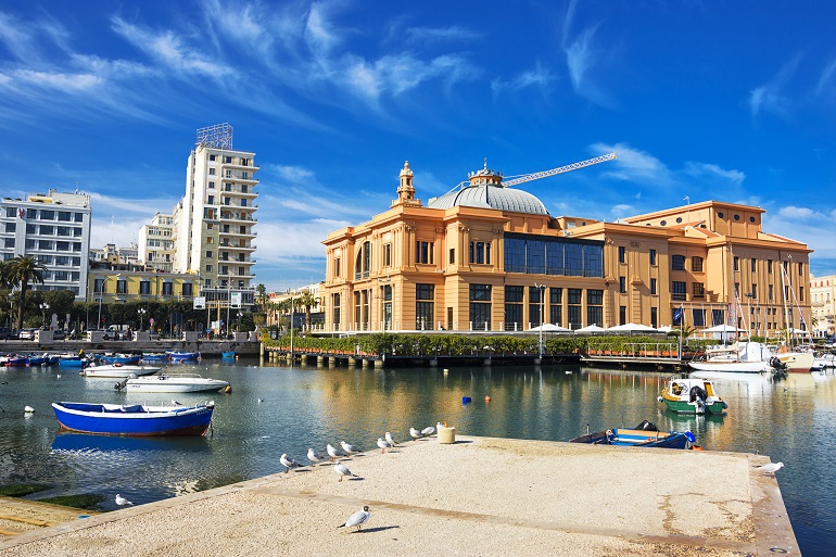 Teatro Margherita in the old harbour of Bari (© Elenaphotos | Dreamstime.com)