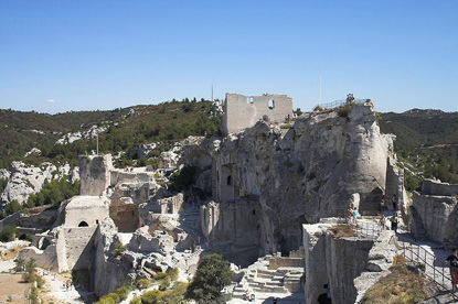 Château des Baux Provence-Alpes-Côte d'Azur (photo by ignis - CC BY-SA 3.0)