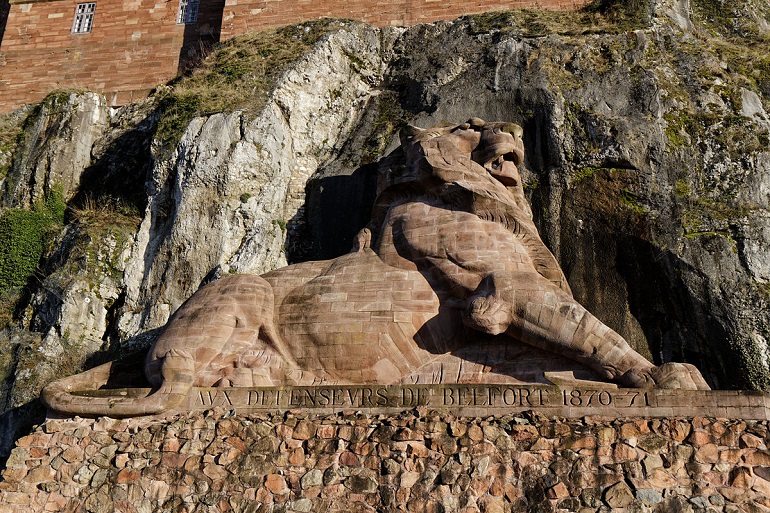 The Lion of Belfort (photo by Thesupermat - CC BY-SA 3.0)