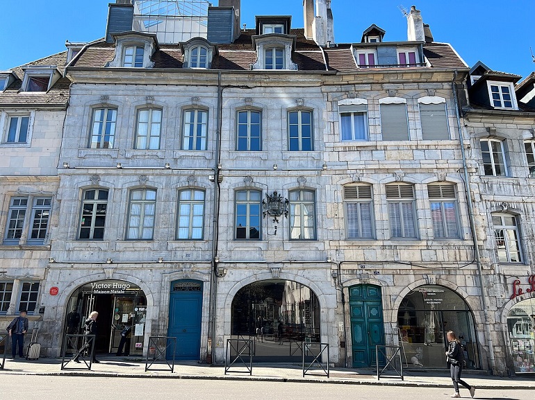 Birthplace of Victor Hugo, Besançon (photo by Chabe01 - CC BY-SA 4.0)