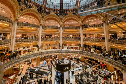 Galeries Lafayette, Boulevard Haussmann, Paris (&copy; Eupedia.com)