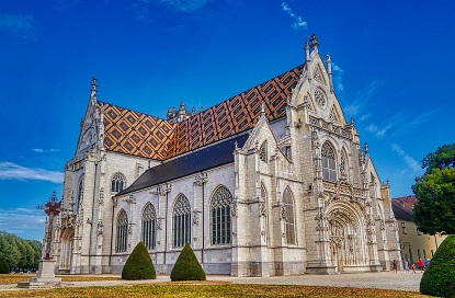 Royal Monastery of Brou, Bourg-en-Bresse, Rhône-Alpes (photo by Aniacra - CC BY-SA 4.0)