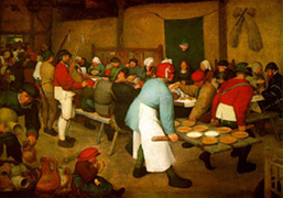 Peasant wedding
(c. 1568), by Pieter Bruegel the Elder