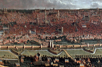 View of Brussels circa 1655-1660 by Jan Baptist Bonnecroy