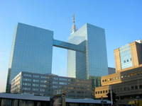 Belgacom building, next to Brussels North Station, Brussels
