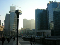 Business district near Brussels North Station, Brussels