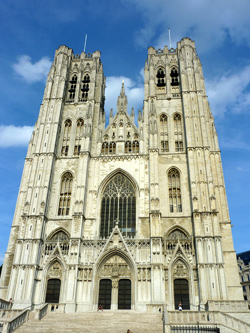 Cathedral of Brussels (&copy; Eupedia.com)