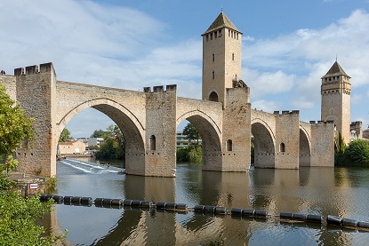 Pont Valentré, Cahors (photo by Benjamin Smith - CC BY-SA 4.0)