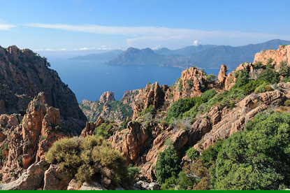 Calanques de Piana, Corsica (photo by Myrabella / Wikimedia Commons - CC BY-SA 3.0)
