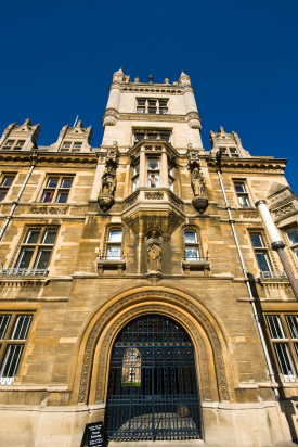 Gonville and Caius Chapel entrance, Cambridge (&copy; Alan Hewitt | iStockphoto.com)