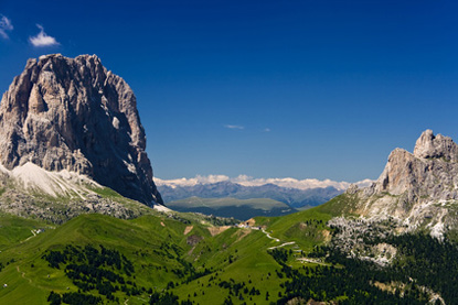 Sella Pass in the Dolomites near Canazei (&copy; antonio scarpi - Fotolia.com)