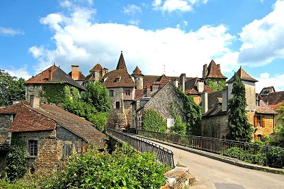 Carennac, Lot (photo by Manfred Heyd - CC BY-SA 3.0)
