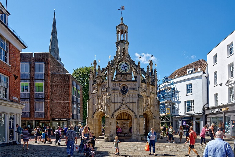 The Market Cross, Chichester (photo by Tilman2007 - CC BY-SA 4.0)