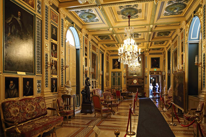 Interior of the Château d'Eu, France (photo by Marc Ryckaert - CC BY-SA 4.0)