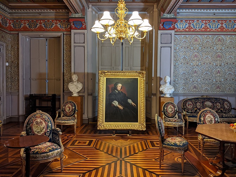 Interior of the Louis-Philippe Museum, Château d'Eu (photo by Gzen92 - CC BY-SA 4.0)