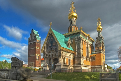 Russian chapel in Mathildenhöhe, Darmstadt (&copy; clearlens - Fotolia.com)