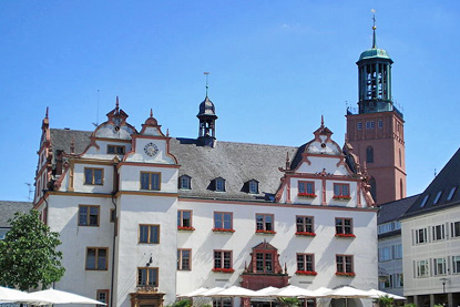 Town Hall on the Market Square, Darmstadt (photo by Kadellar - CC BY-SA 3.0)