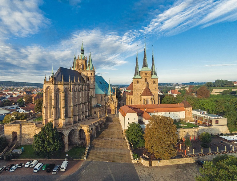 Erfurt Cathedral (photo by Eremeev - CC BY-SA 4.0)