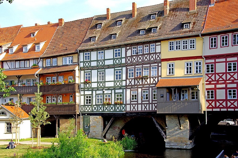 Krämerbrücke, Erfurt (photo by Thomas Hummel - CC BY-SA 4.0)