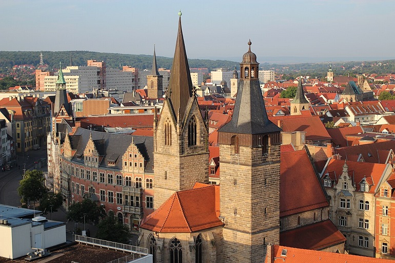Old Town, Erfurt (photo by Opodeldok - CC BY-SA 4.0)