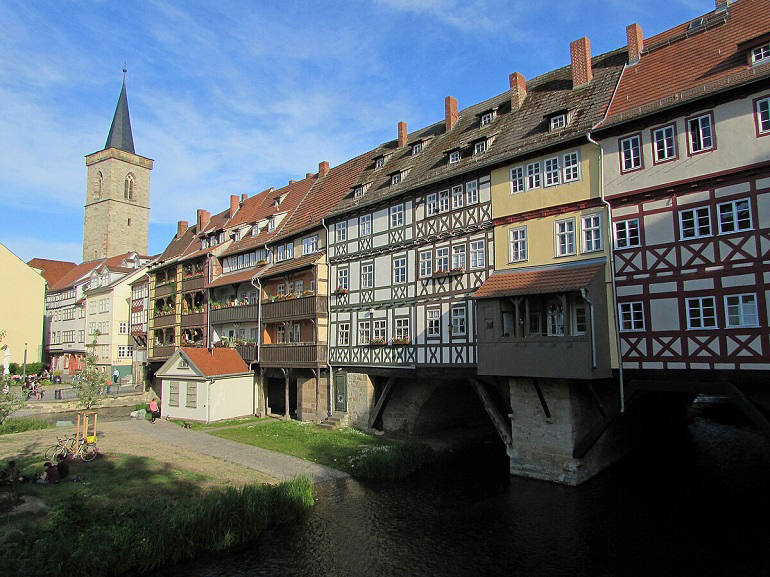 Krämerbrücke, Erfurt (photo by Sfintu1 - CC BY-SA 4.0)