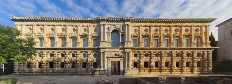 Palace of Charles V, Granada, Spain (photo by Ingo Mehling - CC BY-SA 4.0)