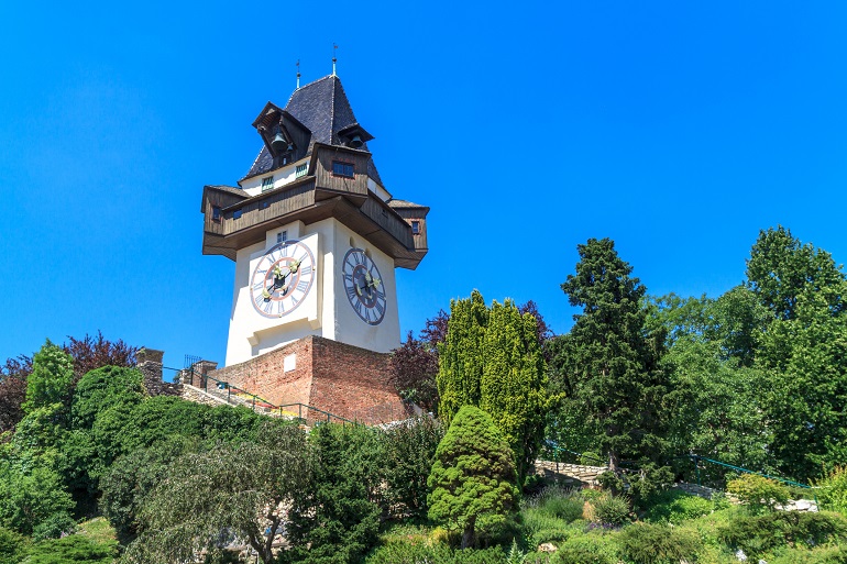 Clock Tower on the Schlossberg, Graz (© Robert Zehetmayer | Dreamstime.com)