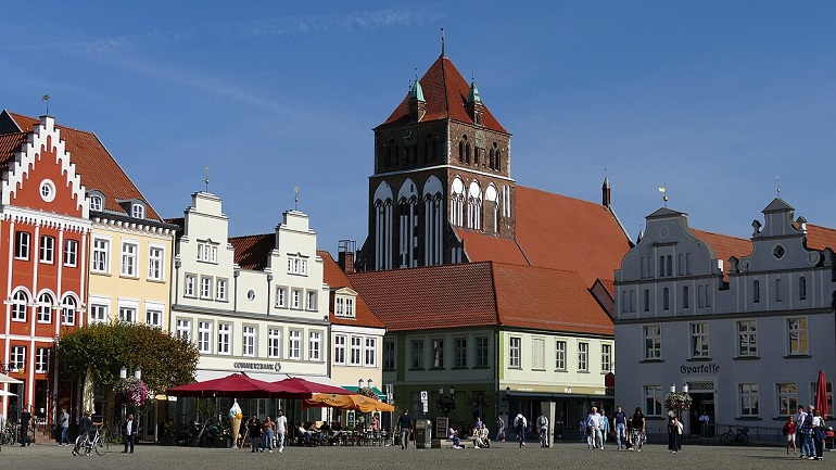 St. Marien-Kirche on the Market Square, Greifswald