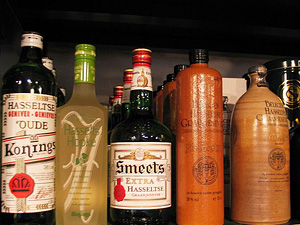 Genever from Hasselt (photo by Donderwolk at nl.wikipedia - CC BY-SA 3.0 Unported license)