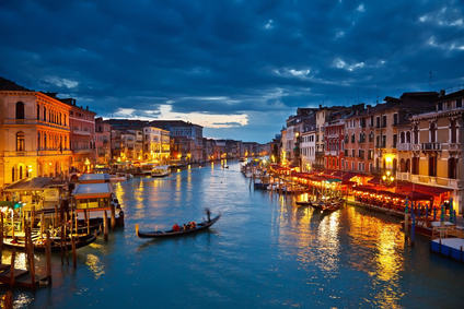Grand Canal at night, Venice (� sborisov - Fotolia.com)