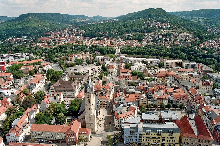 Old Town, Jena (photo by L0st4k - CC BY-SA 4.0)