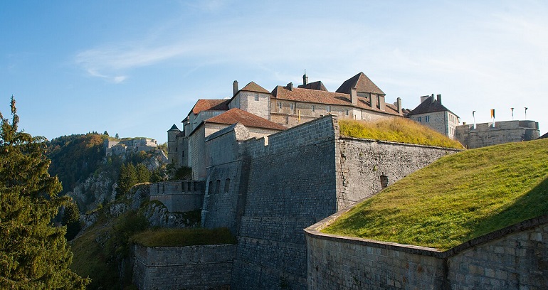 Fort de Joux, Franche Comté (photo by Ludovic Péron - CC BY-SA 3.0)