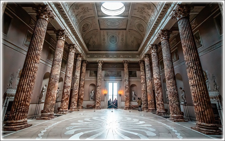 Marble Hall of Kedleston Hall (photo by Rick Massey - CC BY 2.0)