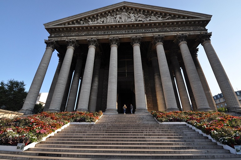 La Madeleine, Paris (photo by Hartmut Kellner from Pixabay)