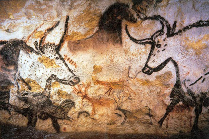Paleolithic paintings in the Laccaux Cave, Caves of the Vézère Valley, Aquitaine (&copy; Jimjag - Fotolia.com)