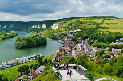 Les Andelys, Normandy, France (photo by Zairon - CC BY-SA 4.0)